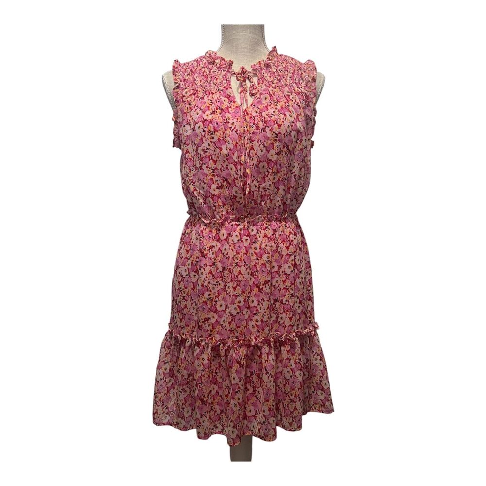 Gypsies & Moondust‎ Floral Ruffle Dress Cottagecore Boho Romantic Womens Small